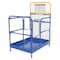 Vestil Steel Work Platform w/2 Door Entry, 36x48, 33-3/8 in. W, 45-3/8 in. D, 1,000 lb. Load Capacity WP-3648-DD - alternate 6
